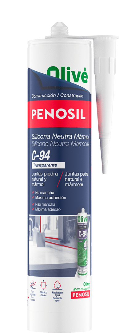 PENOSIL Silicona Neutra Mármol C-94 Sellado de Piedra y Mármol