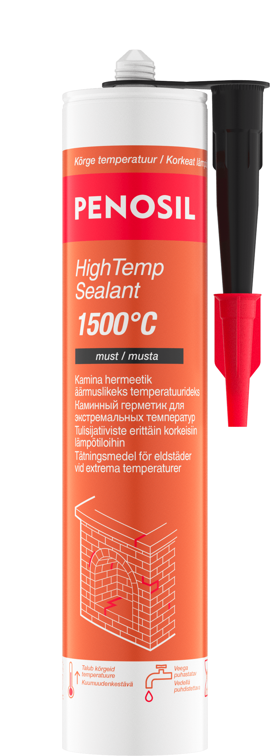 PENOSIL HighTemp Sealant +1500 °C kõrget temperatuuri taluv