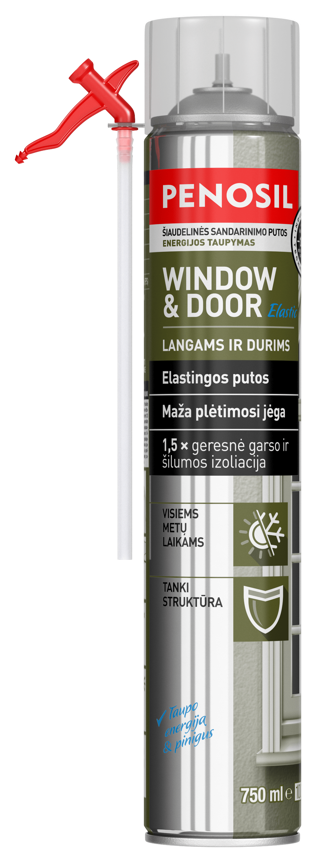 Penosil Window & Door elastingos šiaudelinės statybinės putos