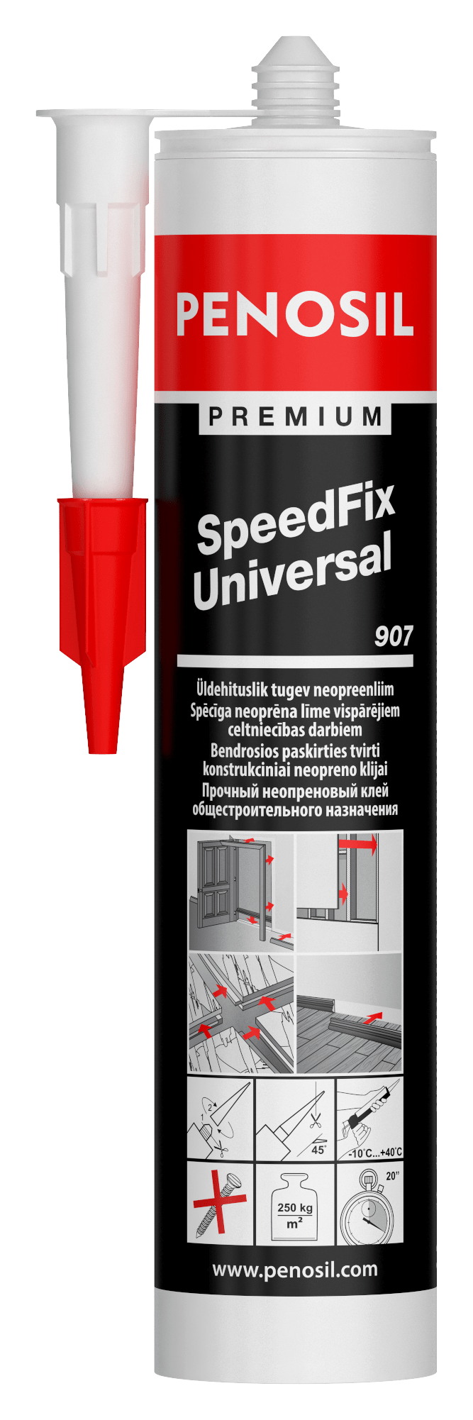 Penosil Premium SpeedFix Universal 907 universalūs statybiniai klijai