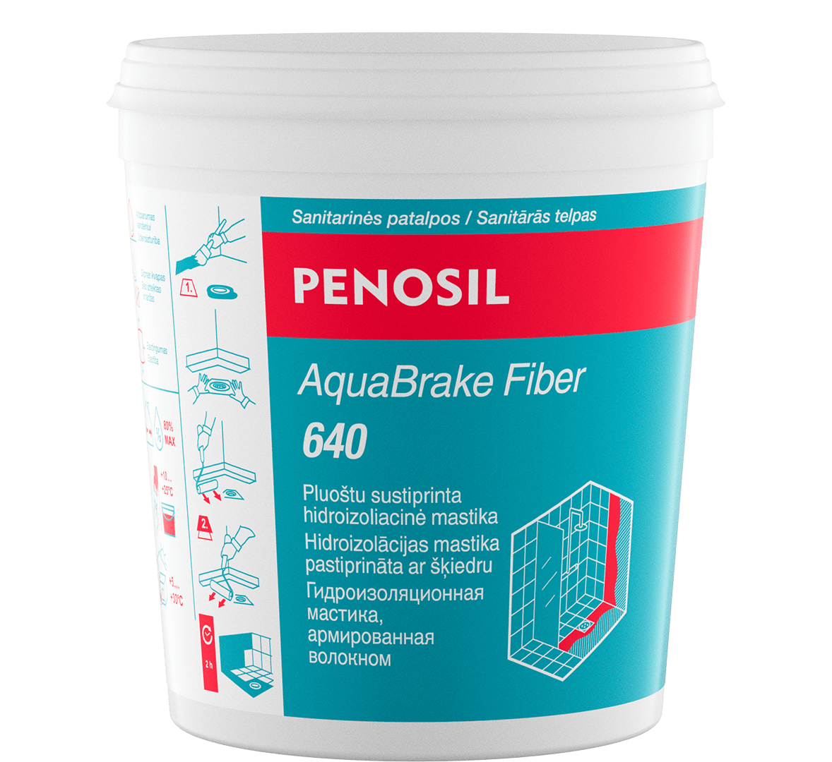 Penosil AquaBrake Fiber 640 hidroizoliacinė mastika