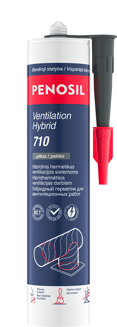 PENOSIL Ventilation Hybrid 710 hermetikas ventiliacijos sistemoms