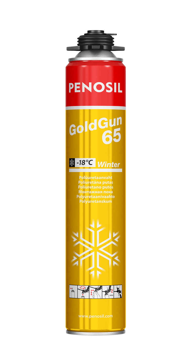 Penosil GoldGun 65 Winter polyurethane foam for -18°C conditions