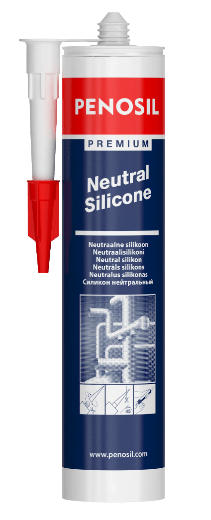 PENOSIL Premium Neutral silikona hermētiķis ar lielisku saķeri.