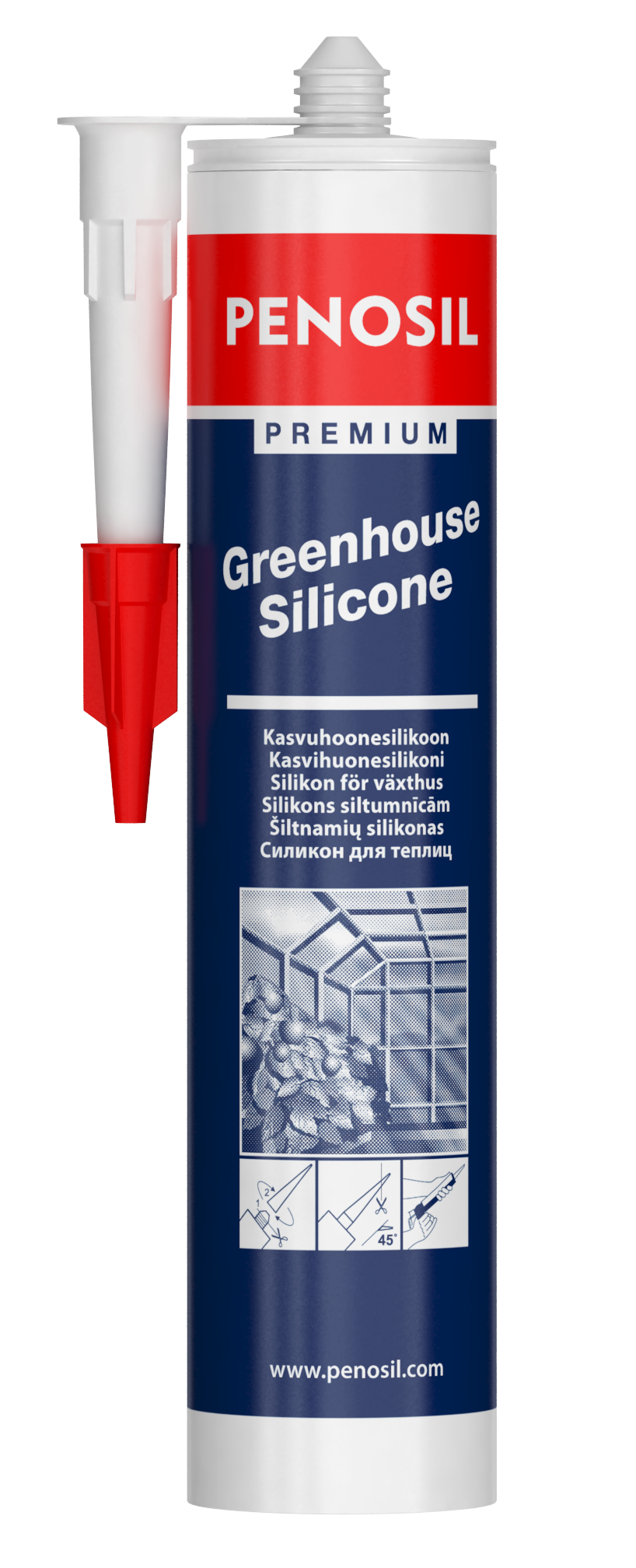 PENOSIL Premium Greenhouse Silicone - a neutral weatherproof sealant