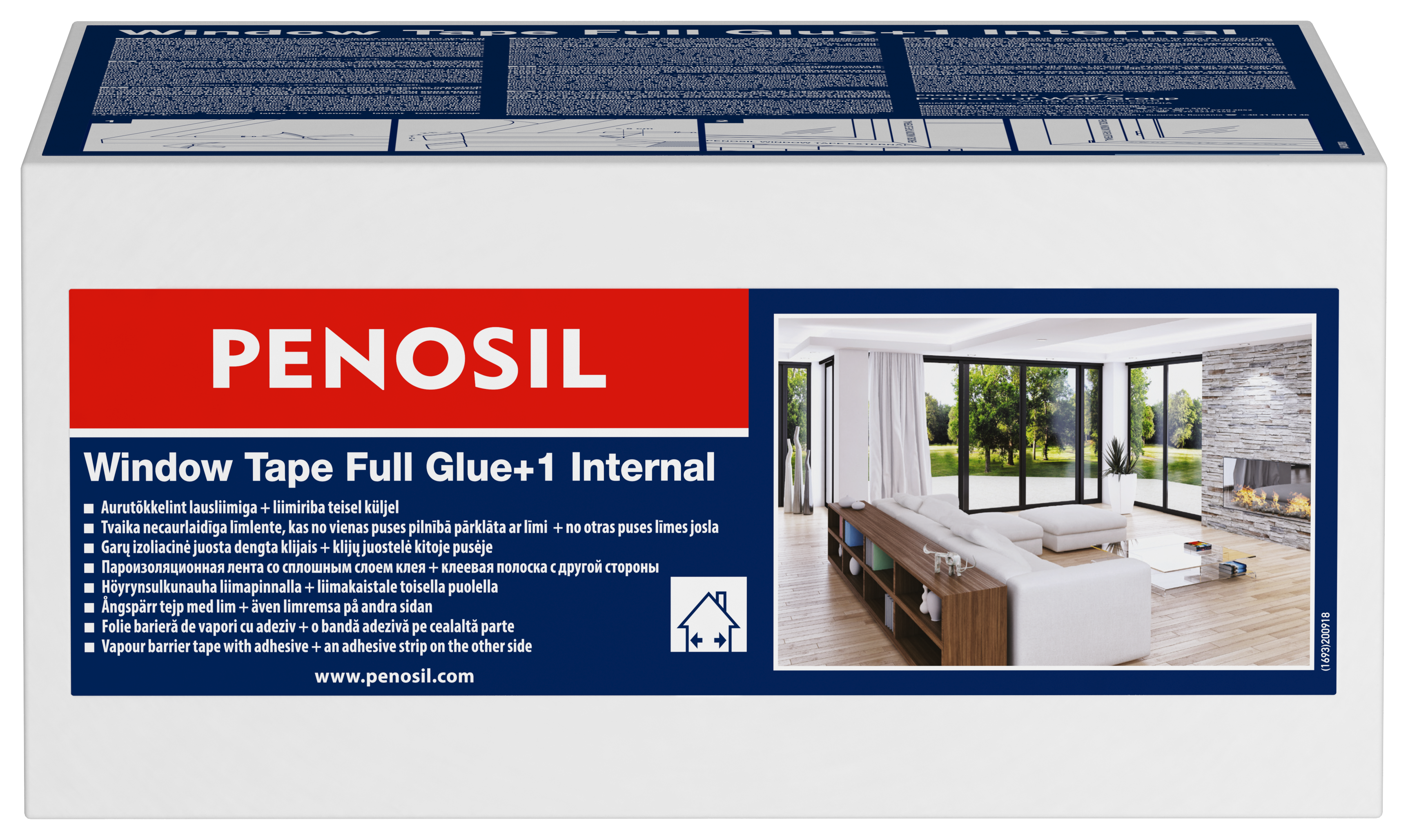 PENOSIL Window Tape Full Glue+1 Iekšējā tvaiku izolācijas lente