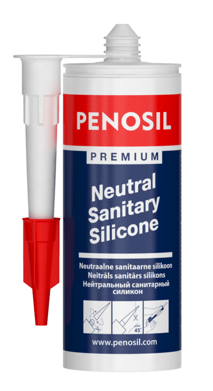 PENOSIL Premium mould resistant Neutral curing sanitary silicone.