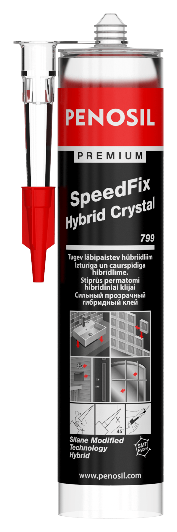 PENOSIL Premium SpeedFix Hybrid Crystal 799 multipurpose eco-friendly adhesive