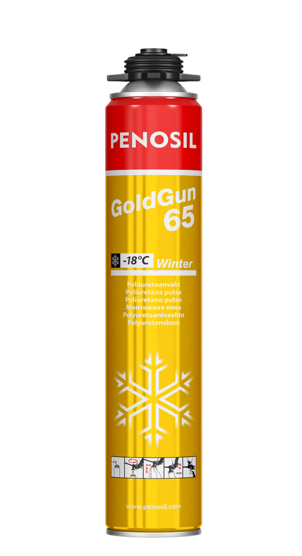 Penosil GoldGun 65 Winter polyurethane foam for -18°C conditions