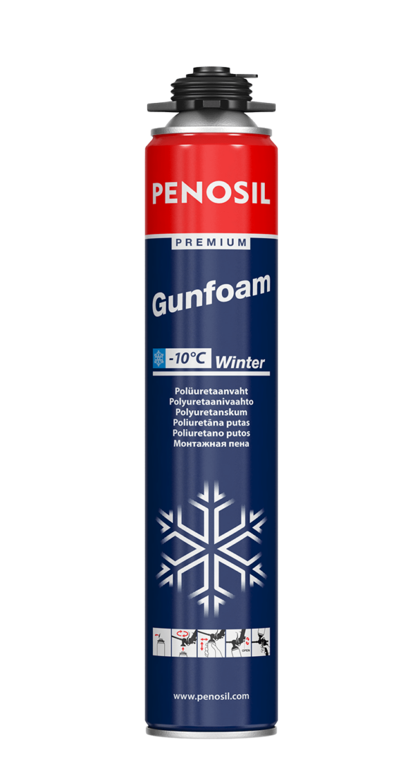 PENOSIL Premium Gunfoam Winter - high thermal and sound insulation foam